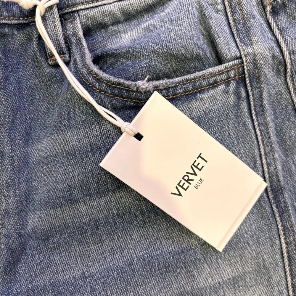Vervet Wide Leg Blue Jeans Women's 30 NWT - Picture 3 of 5